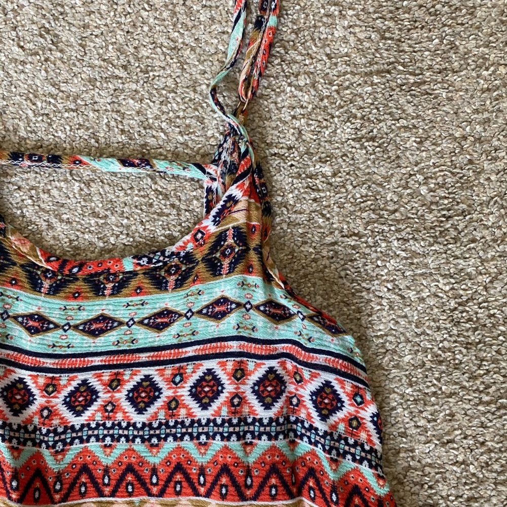 BEACH by Exist — Spaghetti strap Aztec print dress